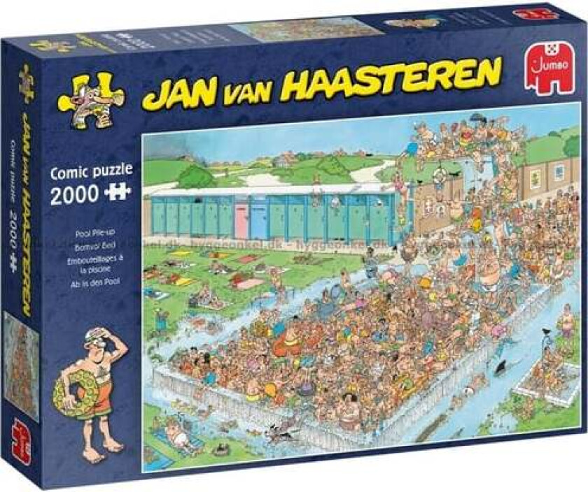 Jan van Haasteren - Pool Pile-Up - 2000 pcs Gulv