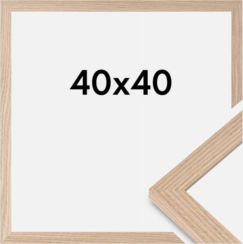 Ramme Bga Classic Akrylglass Eik 40x40 Cm
