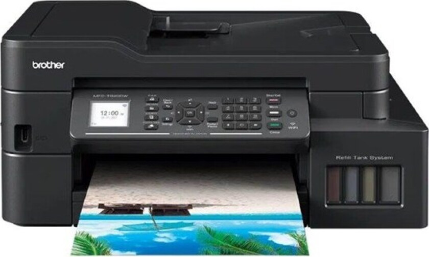 MFC-T920DW All in One Ink Tank Printer Blekkskriver Multifunksjon med faks - Farge - Blekk