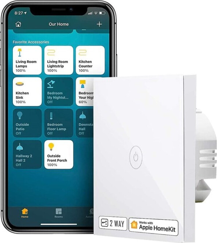 Smart Wi-Fi 2-Way Wall Switch