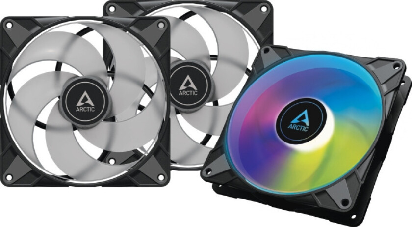 P14 PWM PST A-RGB - Black - 3-pack value pack - Kabinettvifte - 140mm - Svart - 23 dBA