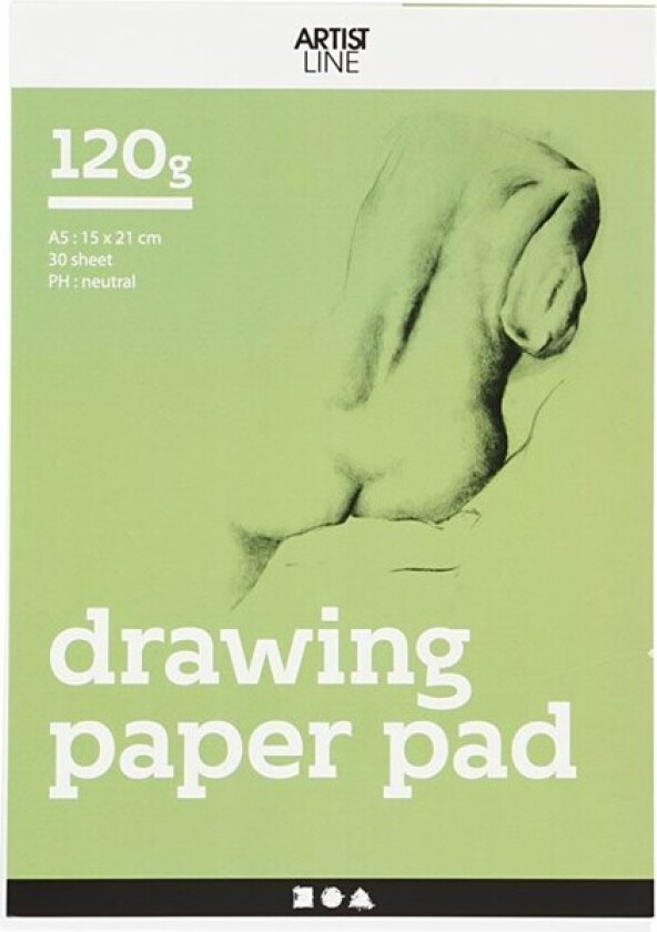 Drawing Pad White A5 120gr 30 Sheets