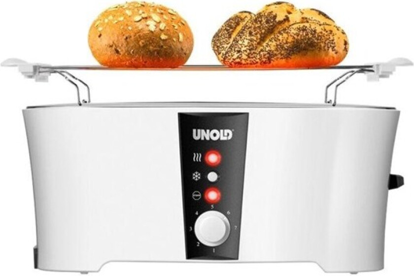 Brødrister 38020 Design Dual - toaster - white/black