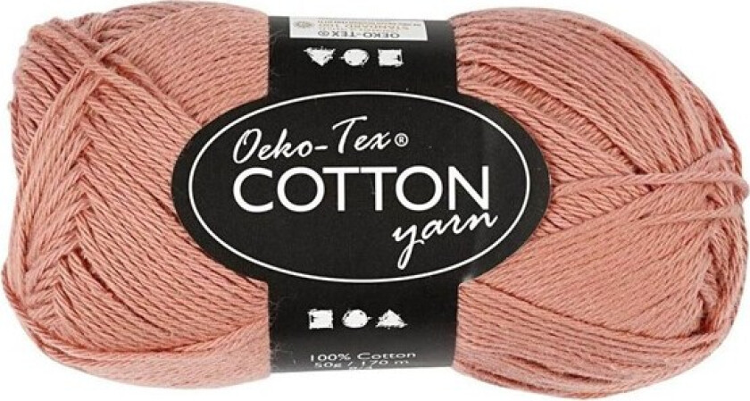 Cotton yarn Antique Pink 50gr 170m