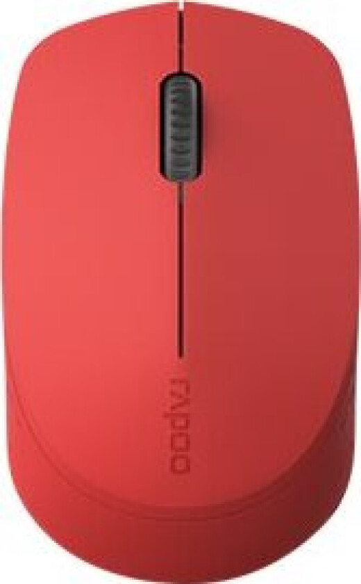 M100 Silent - Mus - Optisk - 3 knapper - Rød