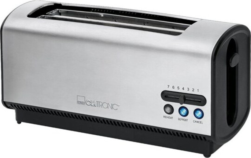 Brødrister TA 3687 - toaster - stainless steel/black