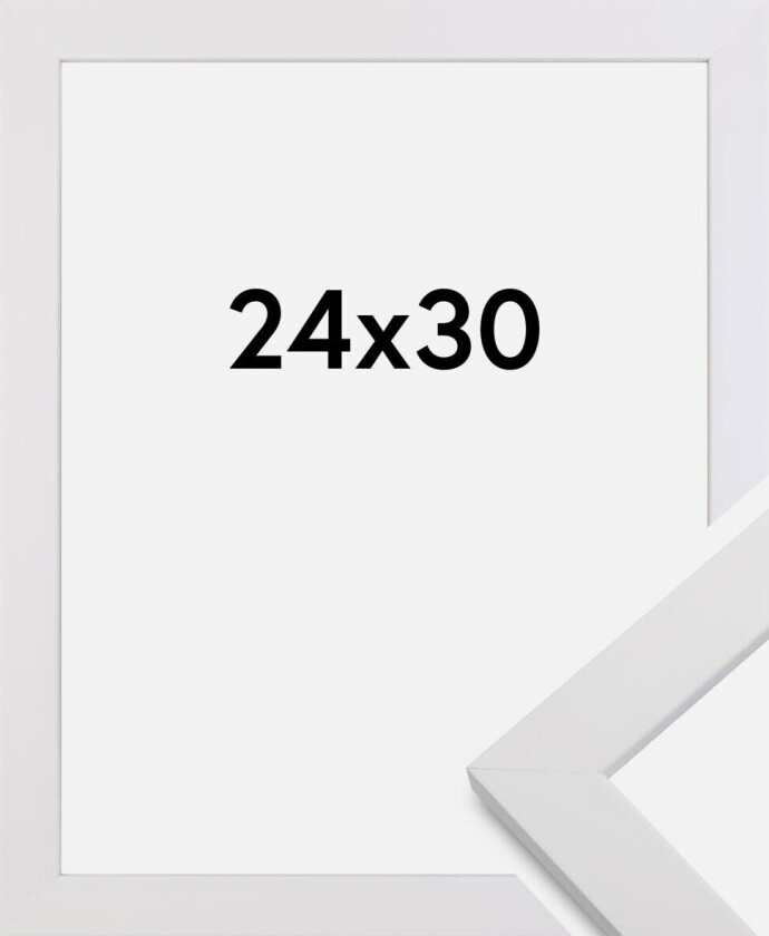 Ramme White Wood 24x30 Cm
