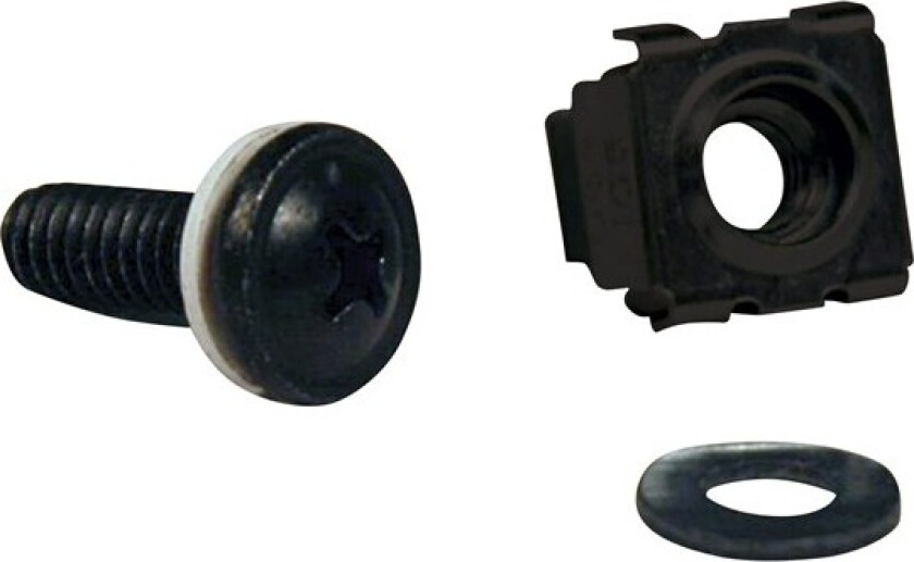 Rack Enclosure Cabinet Square Hole Hardware Kit Screws Washers - rack screws nuts and washers