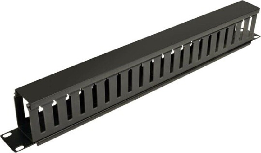 Rack Enclosure Horizontal Cable Manager (finger duct) 1URM - rack cable management duct with cover - 1U