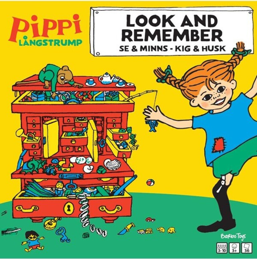 Pippi Longstocking Look and Remember