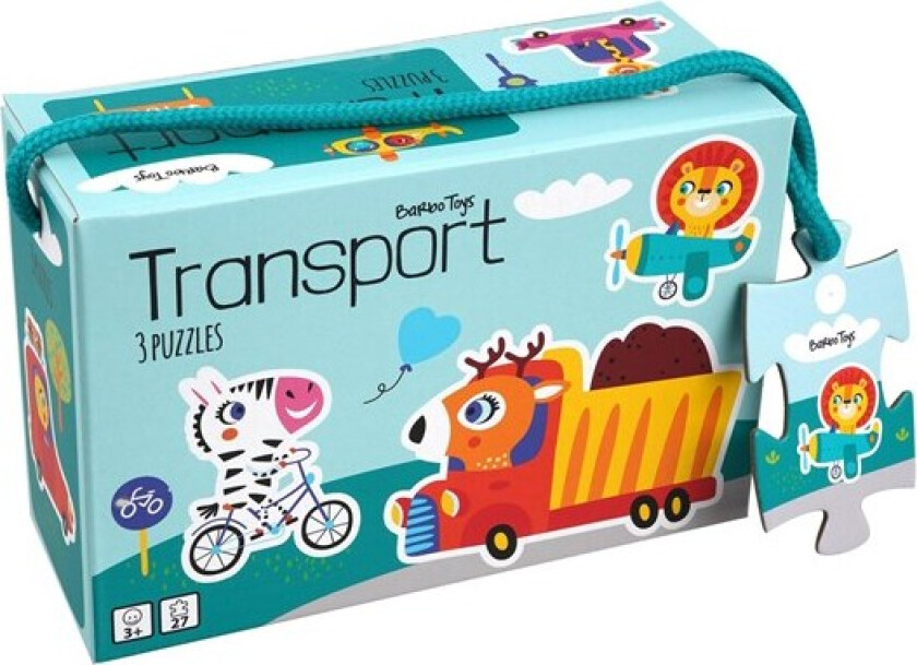 Little Bright Ones - 3 Puzzles - Transport