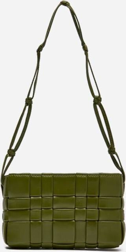 Trenz Small Knitted Handbag - Trenzdobl Fig Grønn OS