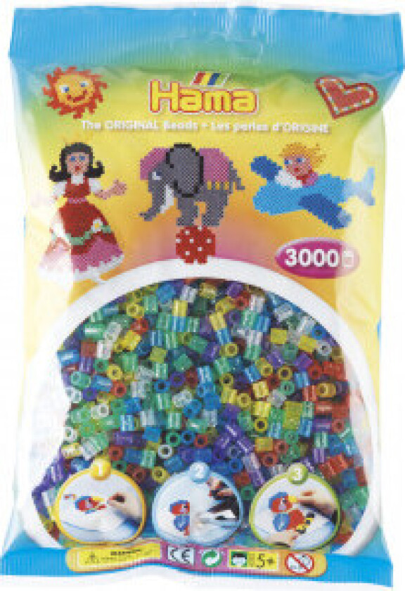 Ironing beads-Glittermix (201-54) 3000pcs.