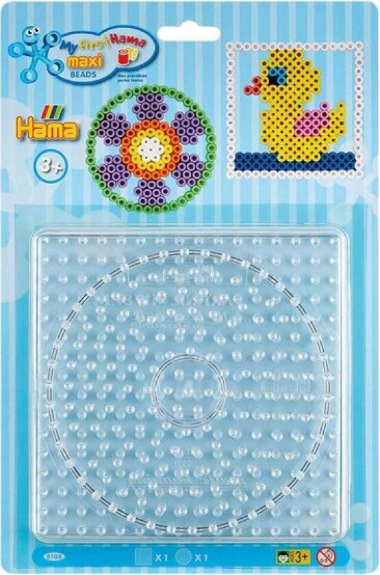 Iron on Bead Plates Maxi - Circle and Square