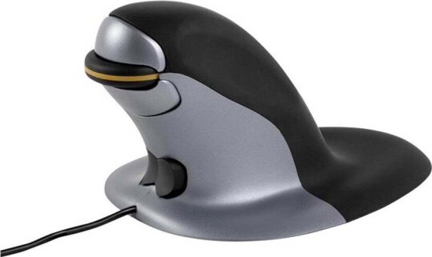 Penguin Medium - Vertical mouse - Laser - Sølv