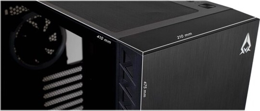 Zeno - MDT - extended ATX - Kabinett - Tower - Svart
