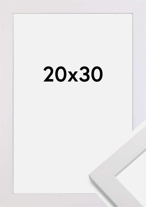 Ramme White Wood 20x30 Cm