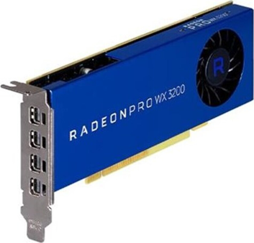 Radeon Pro WX 3200 - 4GB GDDR5 RAM - Grafikkort