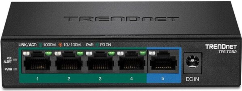 TPE-TG52 5-Port Gigabit PoE+ Switch (32W)