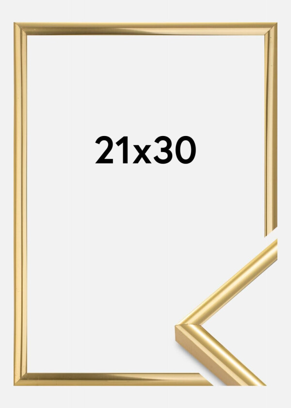Ramme Victoria Akrylglass Gull 21x30 Cm