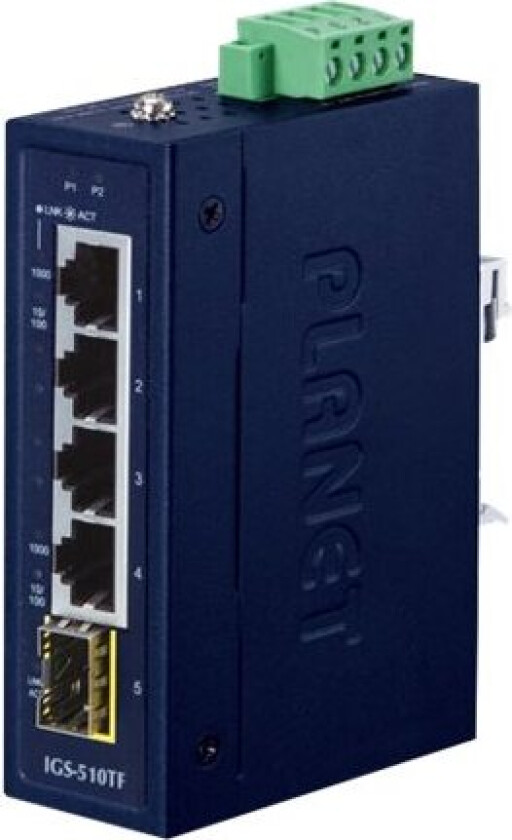 Switch IGS-510TF (4X 1GB BASE-T 1X 1GB SFP