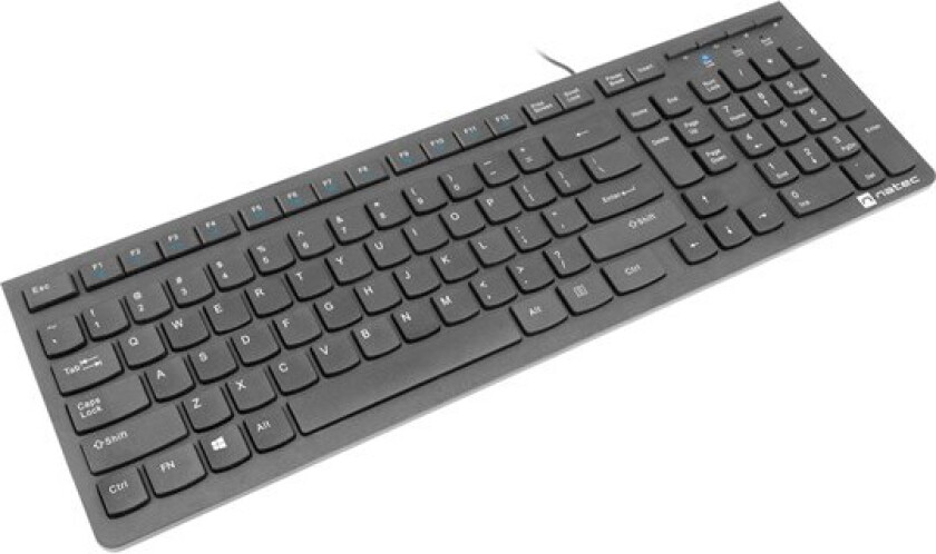 Discus 2 - keyboard - QWERTY - US - black - Tastatur - Amerikansk Engelsk - Svart