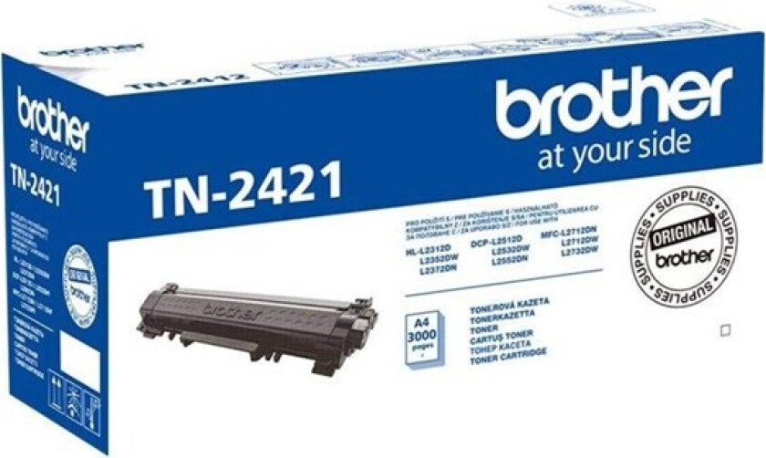 TN2421 - High Capacity - Laser toner Svart