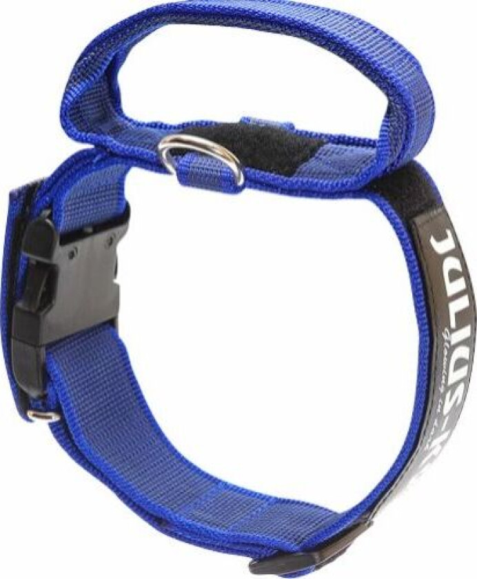 C&G - Super-grip collar.with handle blue/grey 40mm/38-53cm