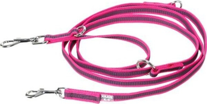 C&G - Super-grip leash.rosa/grey.14mm/2.2m.max 30kg