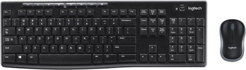 MK270 Wireless Combo - keyboard and mouse set - QWERTZ - Slovenian/Croatian - black - Tastatur & Mussett - Slovenian/Croatian - Svart