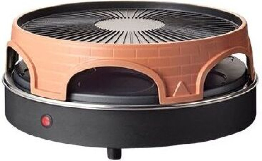 PO-113255.4 - pizza oven/raclette - terracotta orange