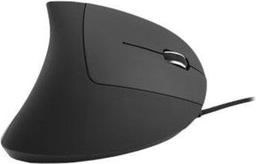 MROS230 - vertical mouse - USB 2.0 - black - Vertical mouse - Optisk - 6 - Svart