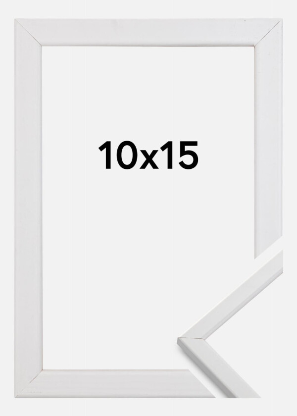 Ramme Galant Akrylglass Hvit 10x15 Cm