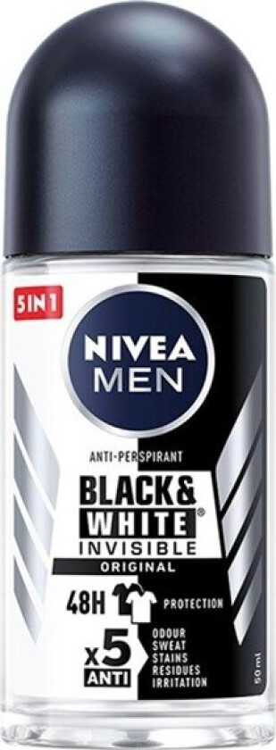 Men Invisible Black & White Antiperspirant