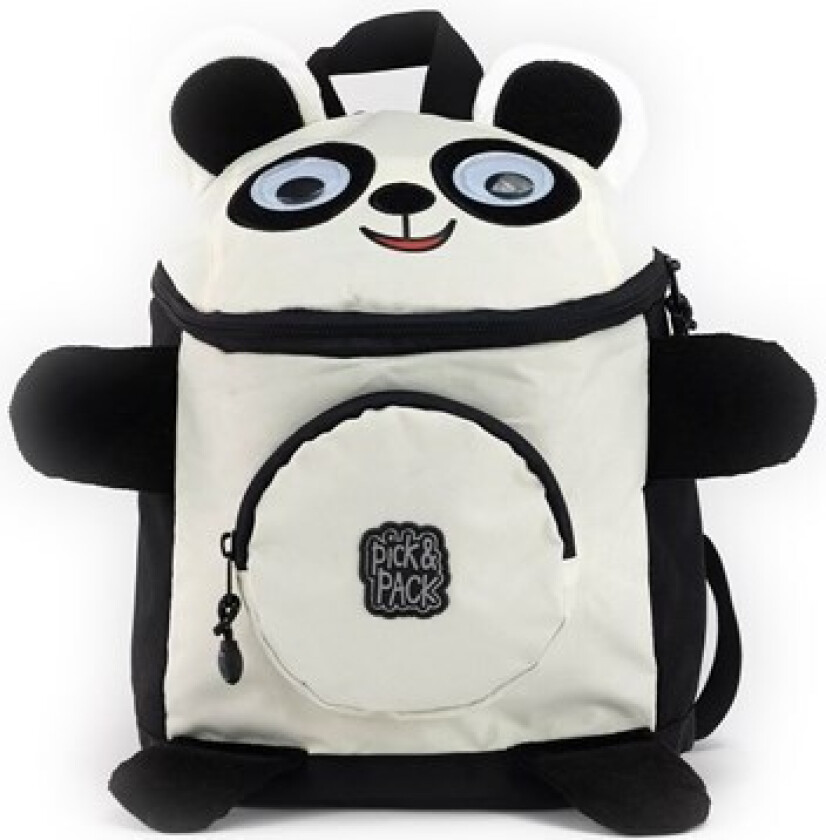 Pick & Pack  Panda SHAPE black backpack 24 x 31 x 14 cm