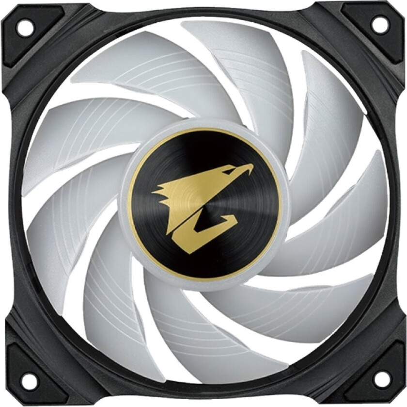 AORUS 120 ARGB FAN - Kabinettvifte - 120mm - Hvit