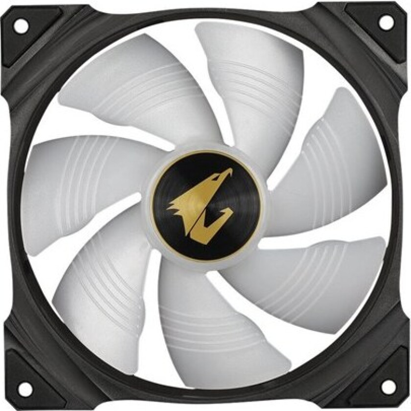 AORUS 140 ARGB FAN - Kabinettvifte - 140mm - Hvit