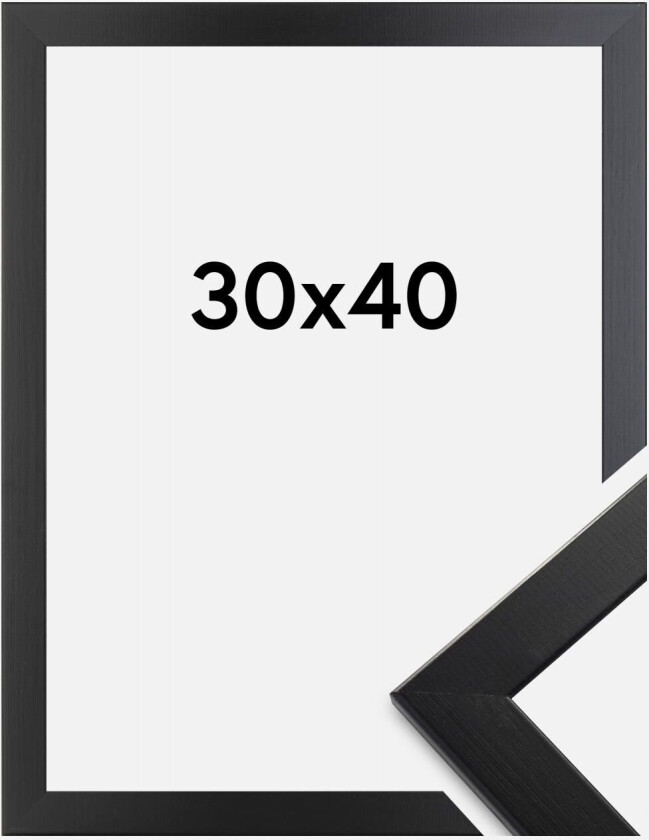 Ramme Trendline Akrylglas Svart 30x40 Cm