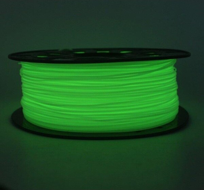 ABS 1.75 mm 1 kg glow in dark green