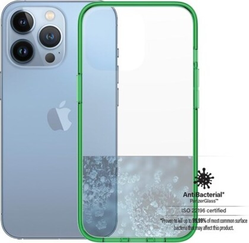 Apple iPhone 13 Pro AntiBacterial ClearCase Pro - Lime