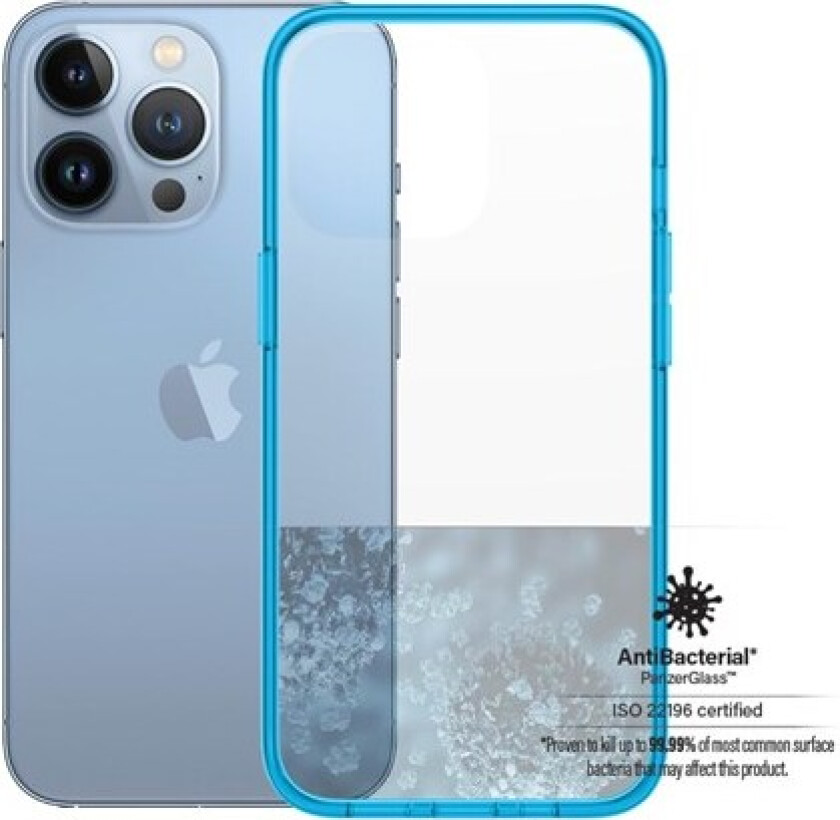 Apple iPhone 13 Pro AntiBacterial ClearCase - Bondi Blue