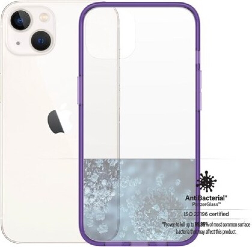 Apple iPhone 13 AntiBacterial ClearCase - Grape