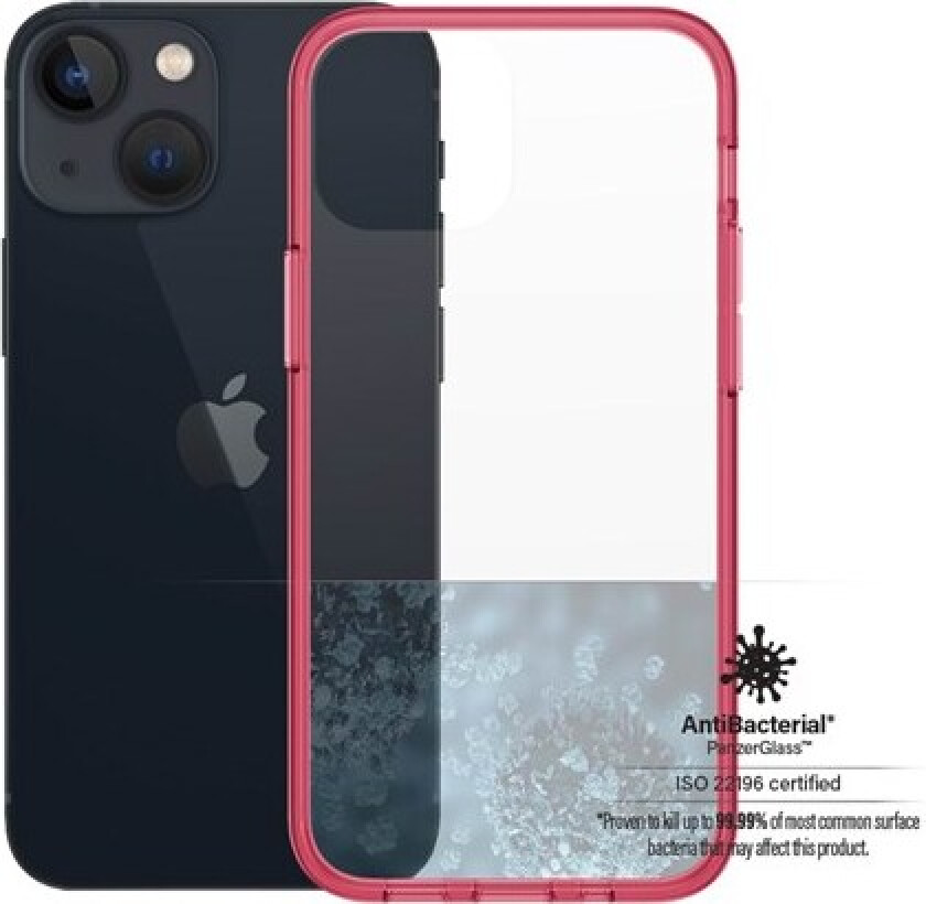 Apple iPhone 13 mini AntiBacterial ClearCase - Strawberry