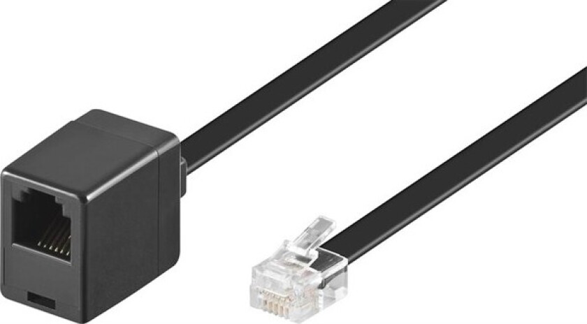 Modular telephone extension cable