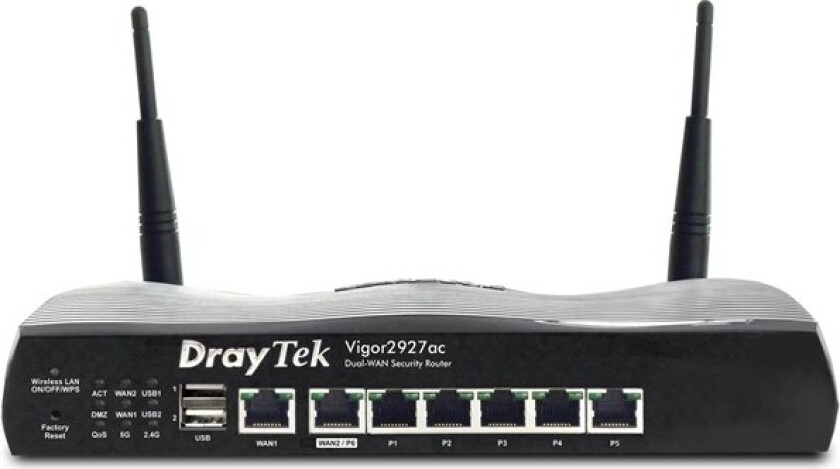 Vigor 2927VAC - Wireless router 802.11a/b/g/n/Wi-Fi 5 Wave 2