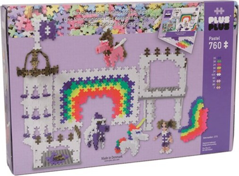 Pastel Rainbow Castle / 760 pcs