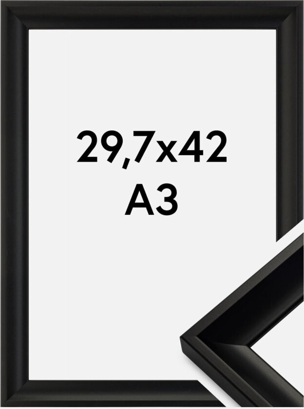 Ramme Öjaren Akrylglass Svart 29,7x42 Cm (A3)