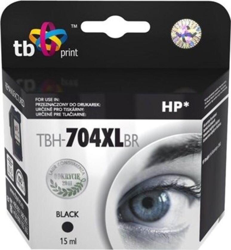 TBH-704XLBR - Blekkpatron Svart