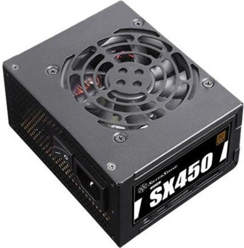 SilvStone SST-SX450-B 450W SFX Strømforsyning (PSU) - 450 Watt - 80 mm - 80 Plus Bronze sertifisert