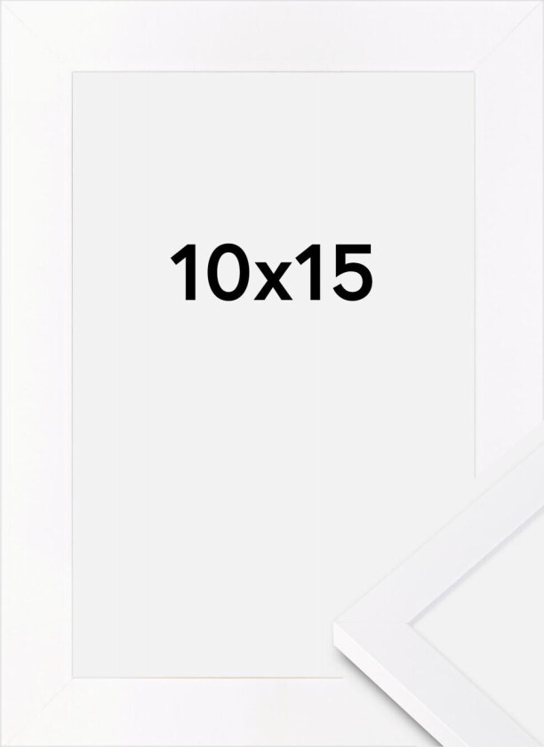 Ramme Selection Akrylglass Hvit 10x15 Cm